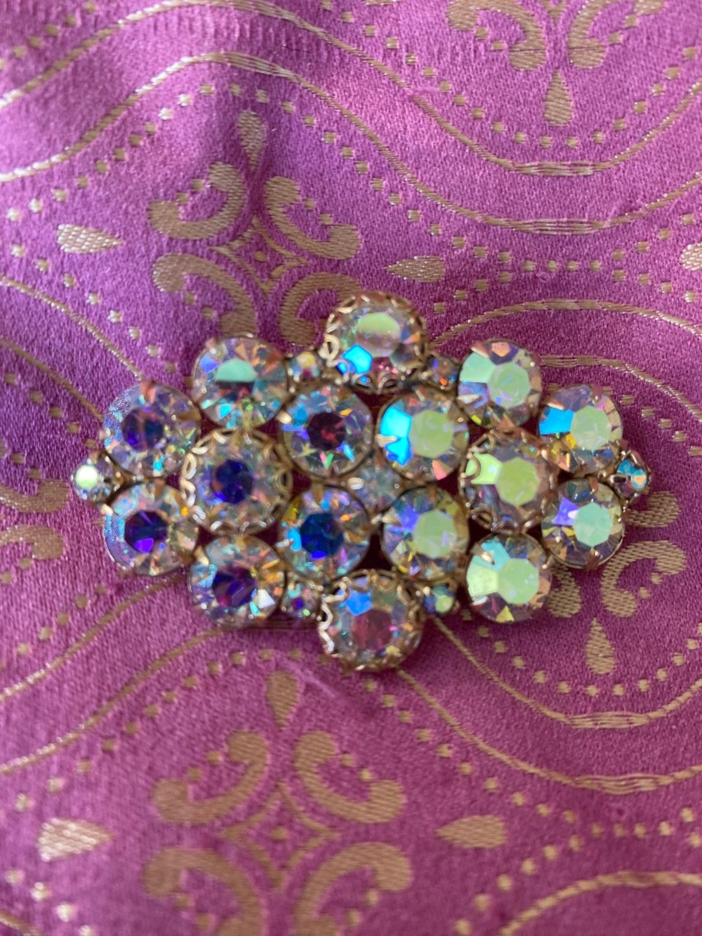 Weiss Vintage Aurora Borealis Brooch